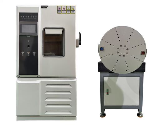 comprare Tavola di cambio orizzontale a 1 asse con camera di temperatura Tavola giratoria a controllo di temperatura a singolo asse fabbricazione online